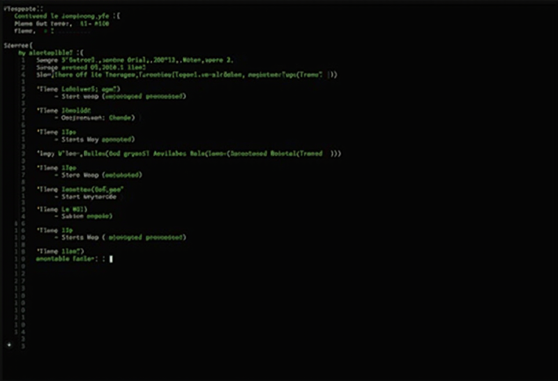 Terminal showing just &ndash;list output with available CLI recipes